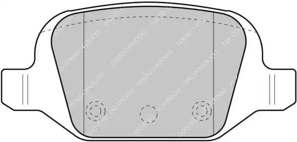 FCP1324H Ferodo Тормозные колодки