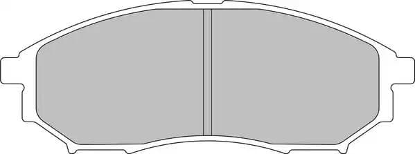 FCP1690H Ferodo Тормозные колодки