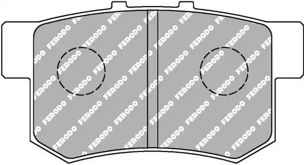 FDS956 Ferodo Тормозные колодки
