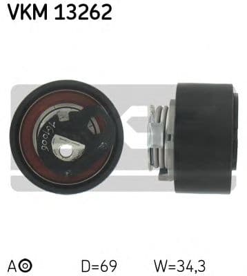 VKM 13262 SKF Натяжний ролик ременя ГРМ