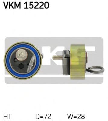 VKM 15220 SKF Натяжний ролик ременя ГРМ