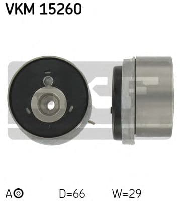 VKM 15260 SKF Натяжний ролик ременя ГРМ