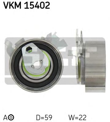 VKM 15402 SKF Натяжний ролик ременя ГРМ