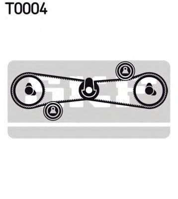 VKMA 02500 SKF Комплект ремня ГРМ для Alfa Romeo 33