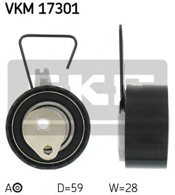 VKM 17301 SKF Натяжной ролик ремня ГРМ