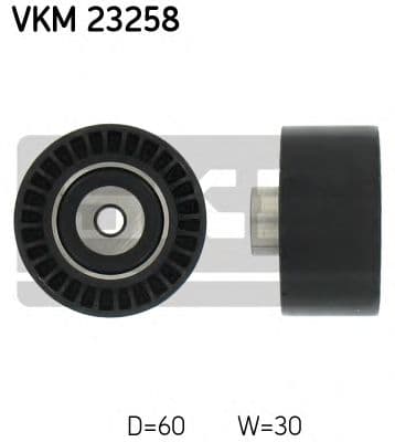 VKM 23258 SKF Обводной ролик ремня ГРМ