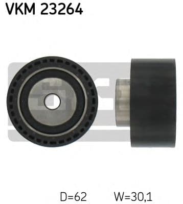 VKM 23264 SKF Обвідний ролик ременя ГРМ