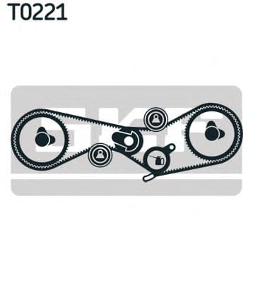 VKMA 03010 SKF Комплект ремня ГРМ для Citroen Axel