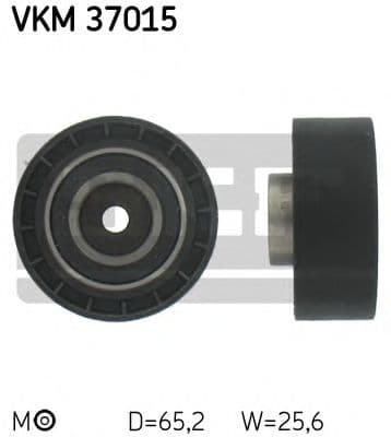 VKM 37015 SKF Натяжной ролик поликлинового ремня