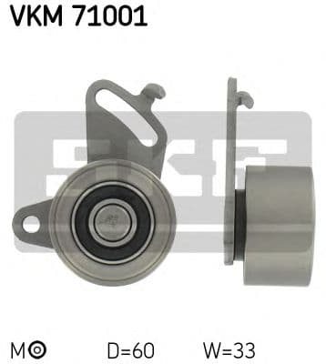VKM 71001 SKF Натяжний ролик ременя ГРМ