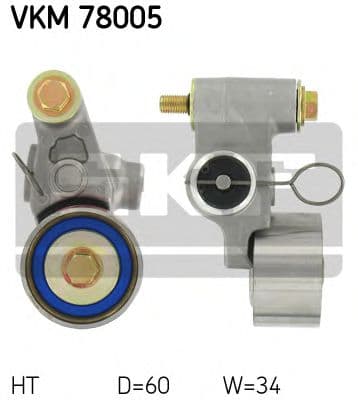 VKM 78005 SKF Натяжной ролик ремня ГРМ