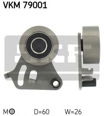 VKM 79001 SKF Натяжний ролик ременя ГРМ