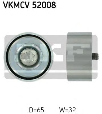 VKMCV 52008 SKF Обводной ролик поликлинового ремня