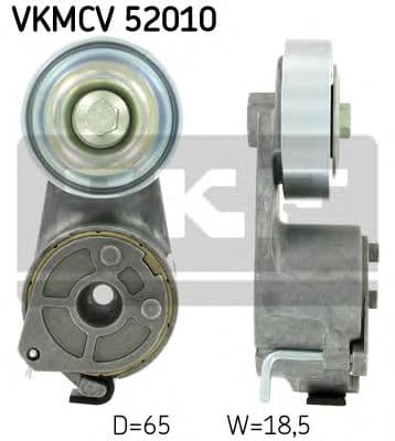 VKMCV 52010 SKF Натяжной ролик поликлинового ремня