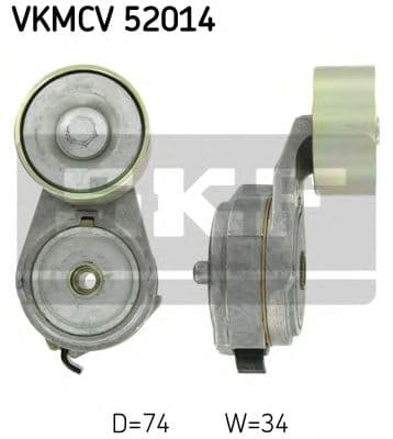 VKMCV 52014 SKF Натяжной ролик поликлинового ремня