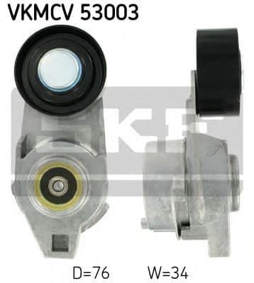 VKMCV 53003 SKF Натяжний ролик поліклинового ременя