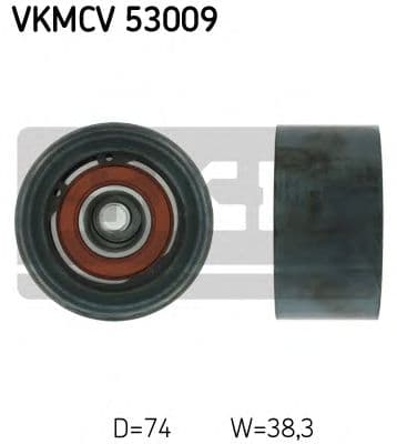 VKMCV 53009 SKF Обводной ролик поликлинового ремня