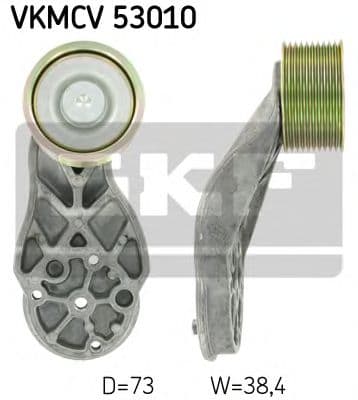 VKMCV 53010 SKF Обводной ролик поликлинового ремня
