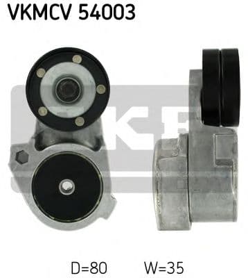 VKMCV 54003 SKF Натяжний ролик поліклинового ременя