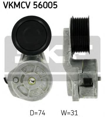VKMCV 56005 SKF Натяжной ролик поликлинового ремня