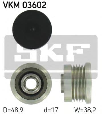 VKM 03602 SKF Муфта генератора