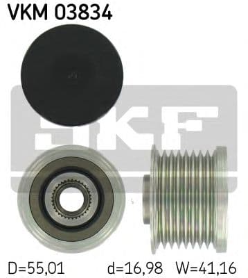 VKM 03834 SKF Муфта генератора