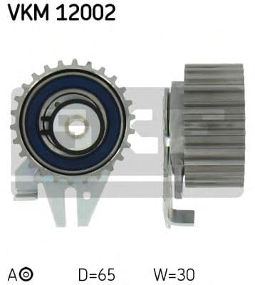 VKM 12002 SKF Натяжний ролик ременя ГРМ