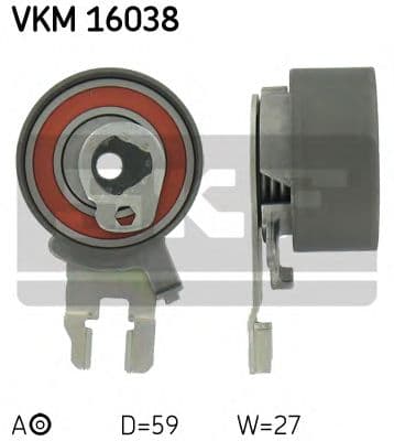 VKM 16038 SKF Натяжний ролик ременя ГРМ