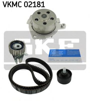 VKMC 02181 SKF Комплект ременя ГРМ + помпа