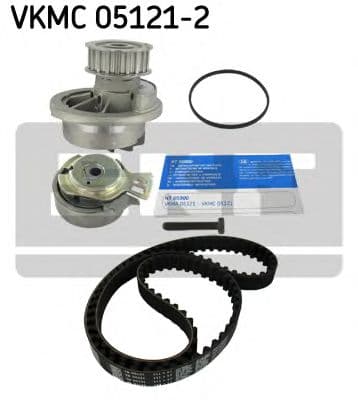 VKMC 05121-2 SKF Комплект ременя ГРМ + помпа