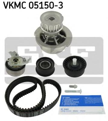 VKMC 05150-3 SKF Комплект ременя ГРМ + помпа