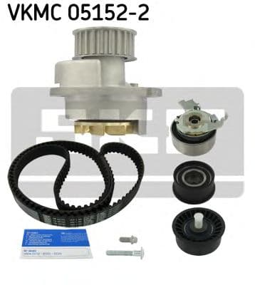 VKMC 05152-2 SKF Комплект ременя ГРМ + помпа