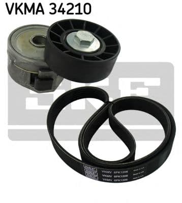 VKMA 34210 SKF Комплект поліклинового ременя