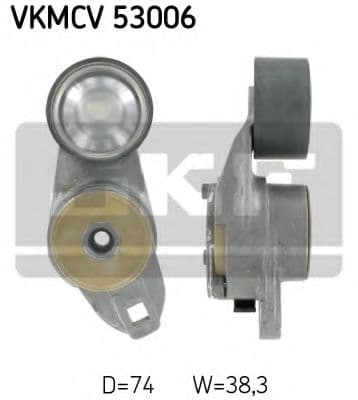 VKMCV 53006 SKF Натяжний ролик поліклинового ременя