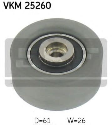 VKM 25260 SKF Обвідний ролик ременя ГРМ