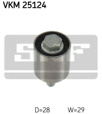VKM 25124 SKF Обводной ролик ремня ГРМ