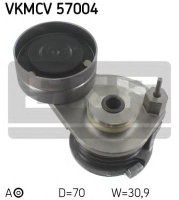 VKMCV 57004 SKF Натяжной ролик поликлинового ремня