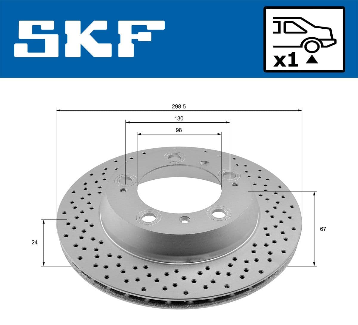 vkbd90888v1 SKF Тормозной диск