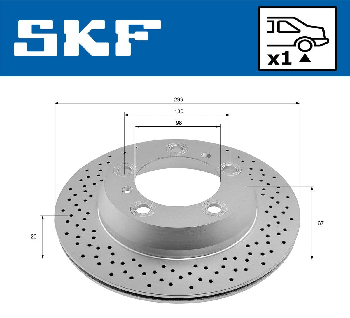 vkbd90746v1 SKF Тормозной диск