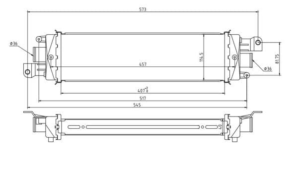 636909 Hart Интеркулер для Fiat Strada