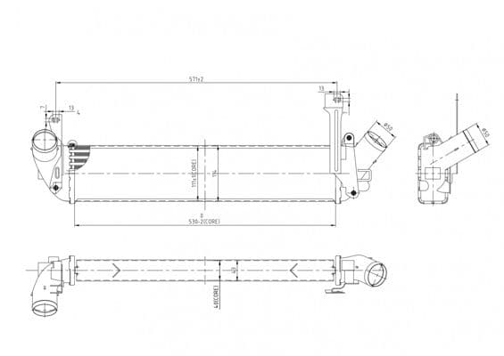 618690 Hart Інтеркулер для Renault Kangoo