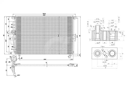606141 Hart Радиатор кондиционера для Opel Omega