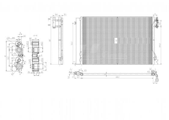 608679 Hart Радіатор кондиціонера