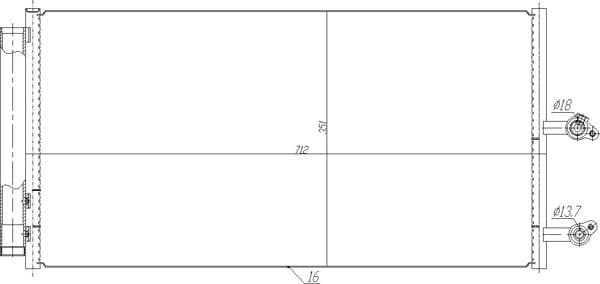 623927 Hart Радіатор кондиціонера