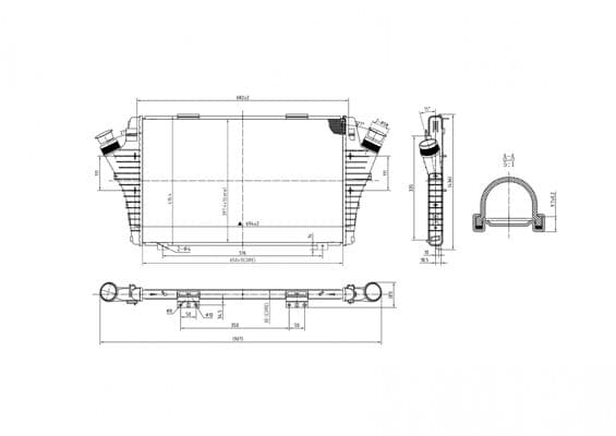630242 Hart Радіатор охолодження двигуна