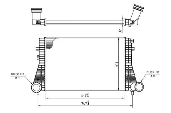 607412 Hart Интеркулер