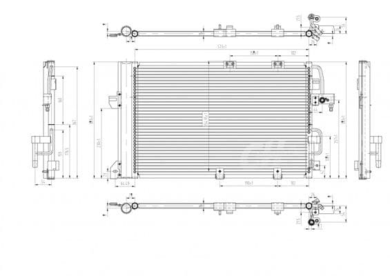 606521 Hart Радіатор кондиціонера