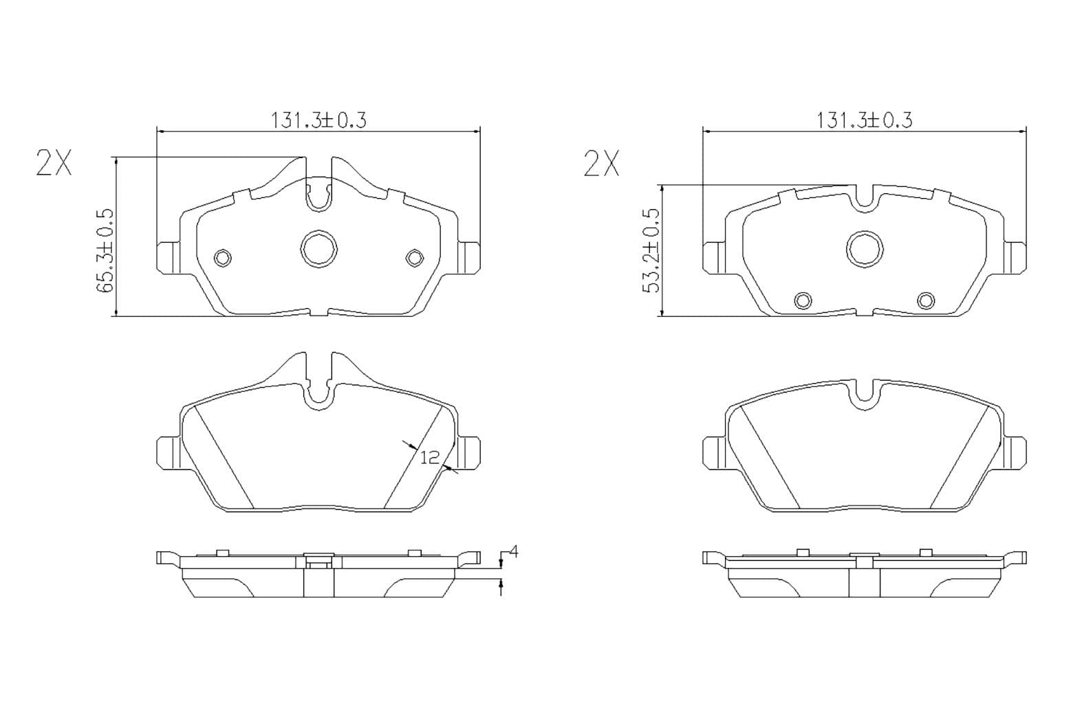 b8210108 Bogap Тормозные колодки