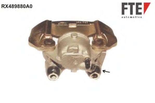 RX489880A0 FTE Гальмівний супорт для Peugeot 106