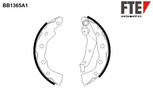 BB1365A1 FTE Тормозные колодки